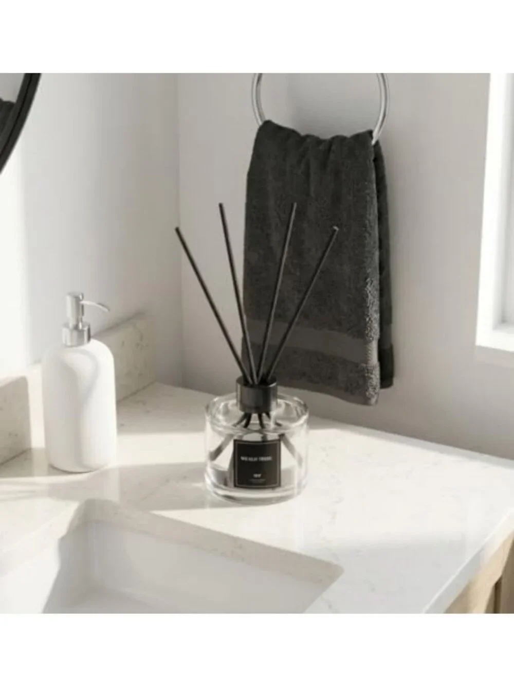 Set of 3 Reed Diffusers for Home Fragrance | Bamboo, Sage & Sandalwood Scents